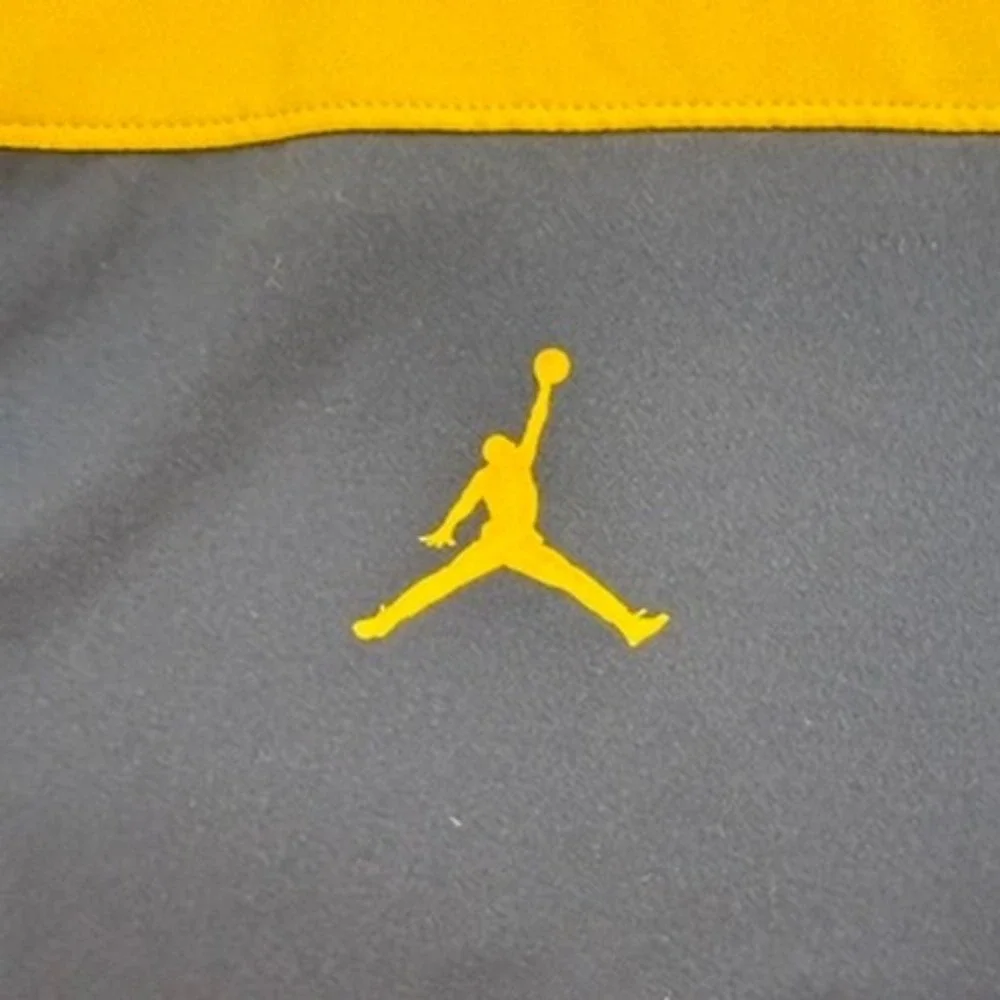 Jordan Polo Shirt Marquette Golden Eagles NCAA Regular XXL Navy Yellow Dri-FIT